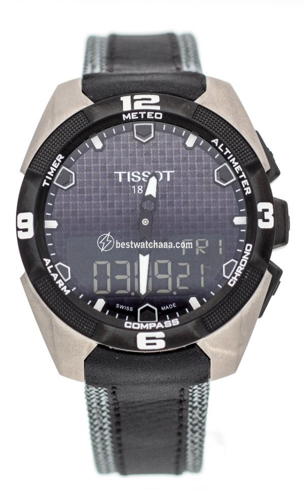 IMG_9085 Tissot T-Touch Expert Solar Mens watch Unisex Quartz Titanium T091.420.46.051.01 Replica 2