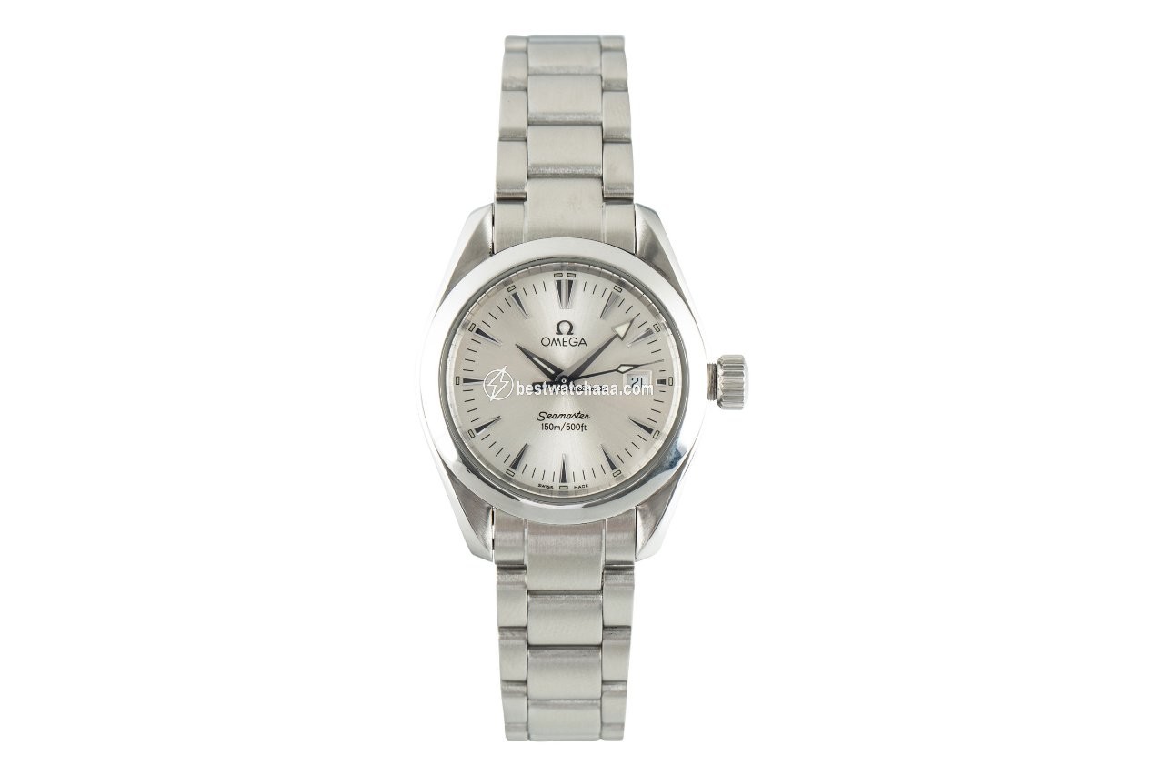 IMG_9085 Omega Seamaster Aqua Terra Womens watch Quartz Steel 2577.30.00 Replica 2