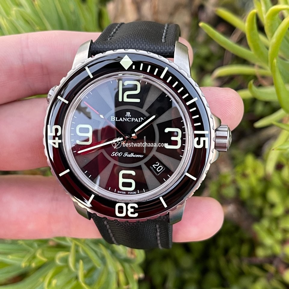 IMG_9085 Blancpain 500 Fathoms Mens watch Unisex Automatic Titanium 50015-12B30-52B Replica 2