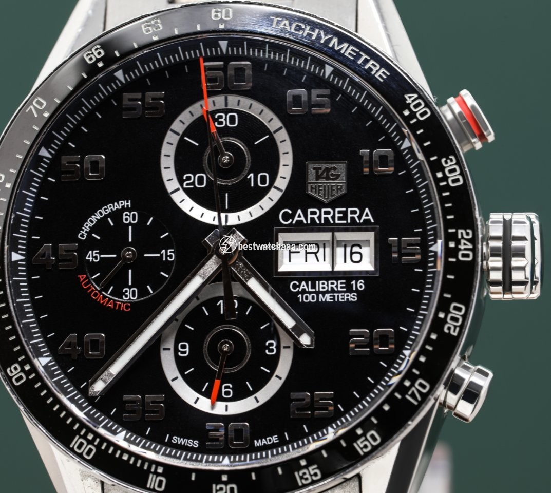 IMG_9085 TAG Heuer Carrera Calibre 16 Mens watch Unisex Automatic Steel CV2A1R.BA0799 Replica 2