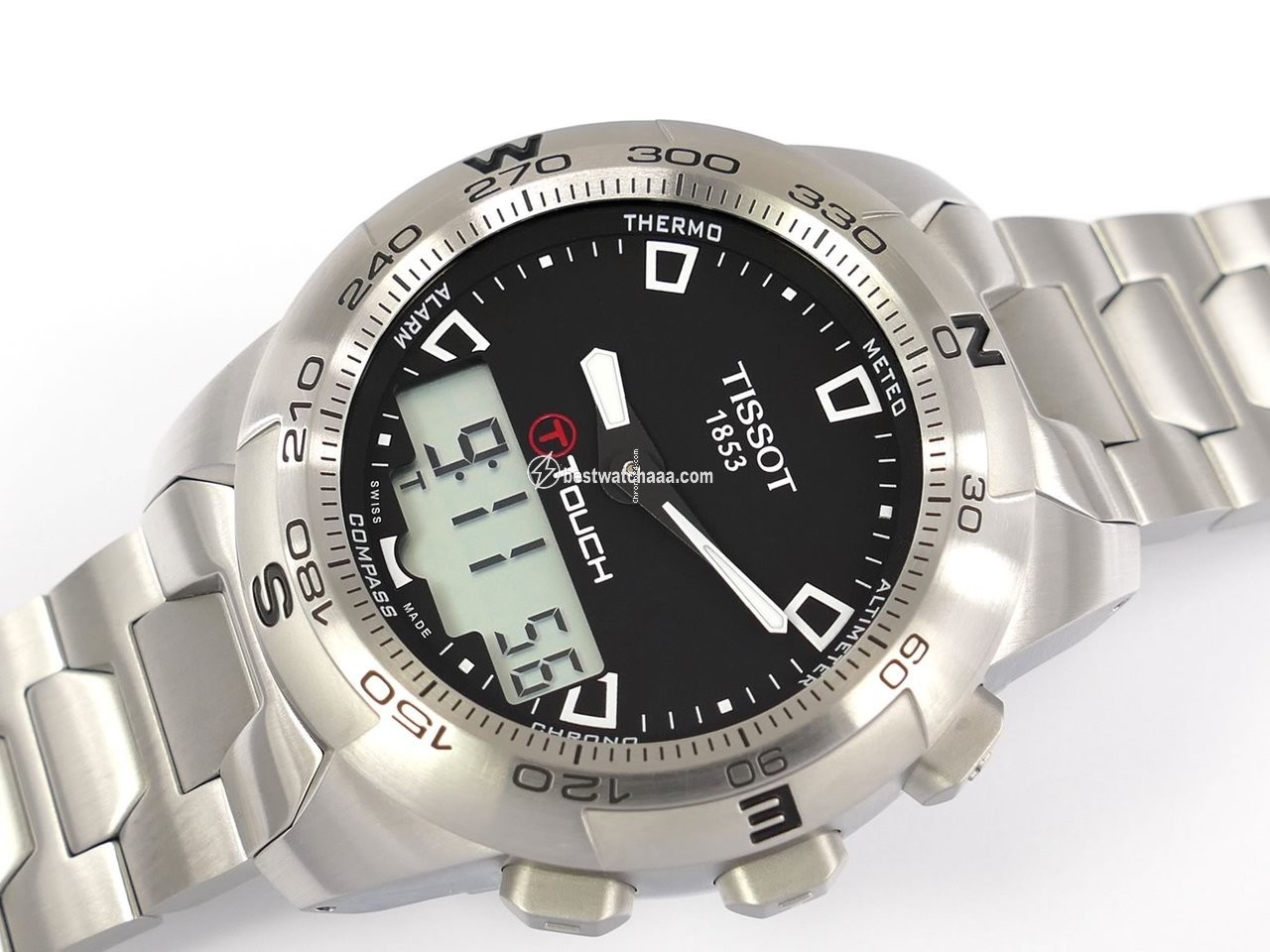 IMG_9085 Tissot T-Touch II Mens watch Unisex Quartz Steel T047.420.11.051.00 Replica 2