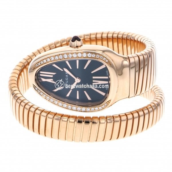 IMG_9085 Bulgari Serpenti Quartz Rose gold SPP35BGDG.1T Replica 2