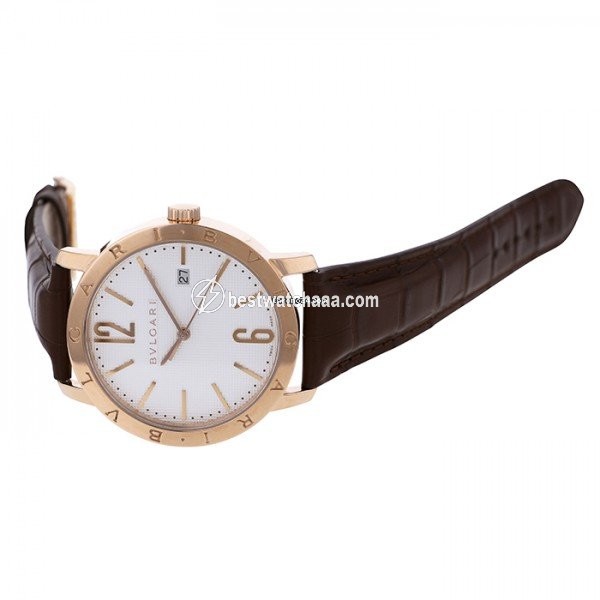 IMG_9085 Bulgari Bulgari Automatic Rose gold BBP40WGLD Replica 2