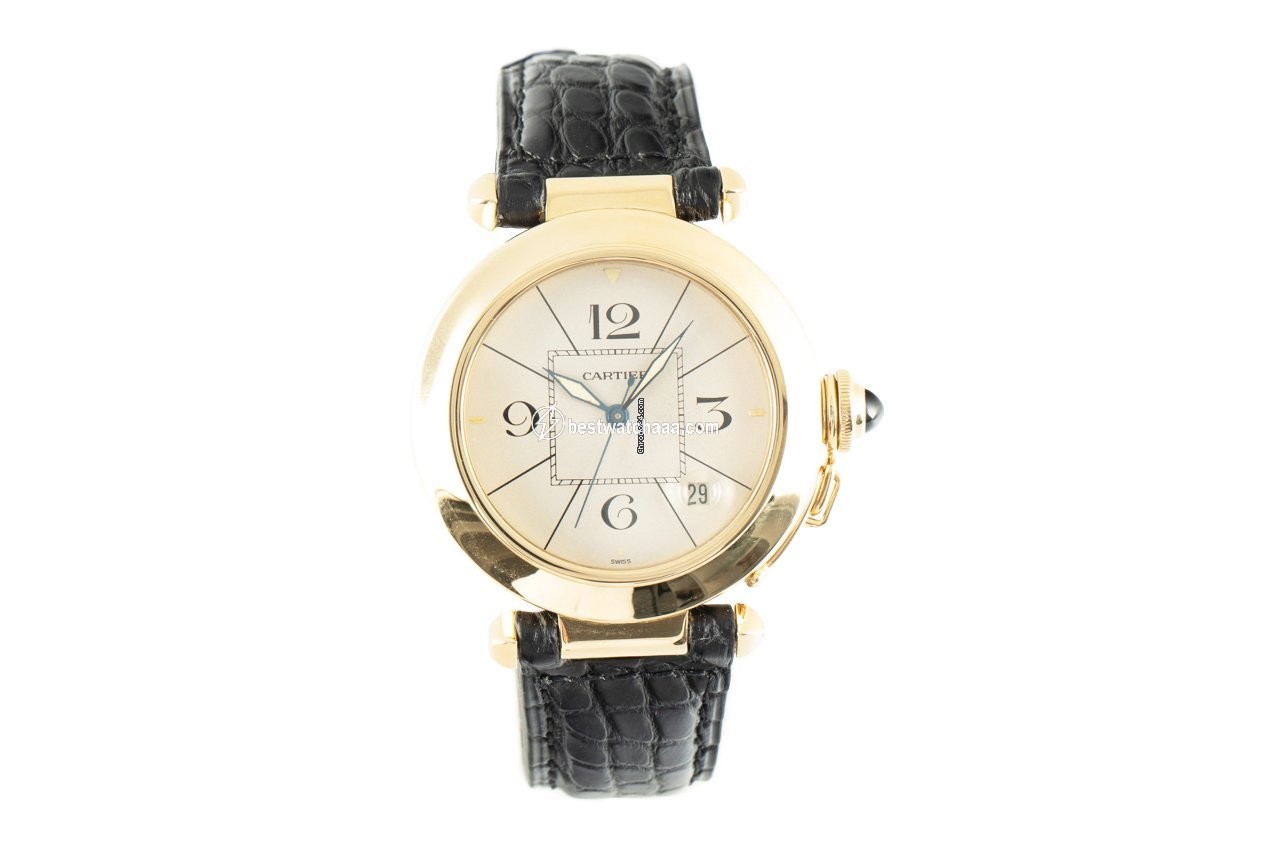 IMG_9085 Cartier Pasha Mens watch Unisex Automatic Yellow gold 1990 Replica 2