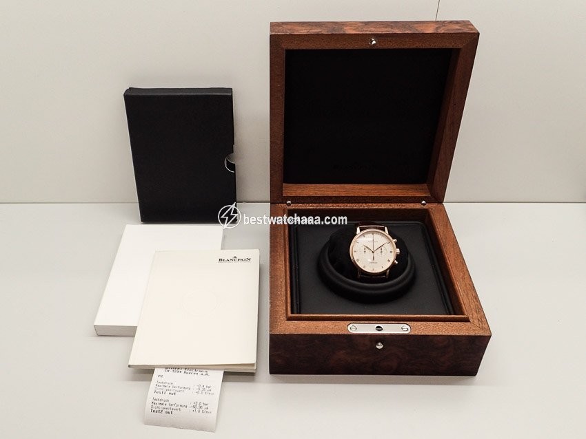IMG_9085 Blancpain Villeret Mens watch Unisex Automatic Rose gold 4082-3642-55B Replica 2