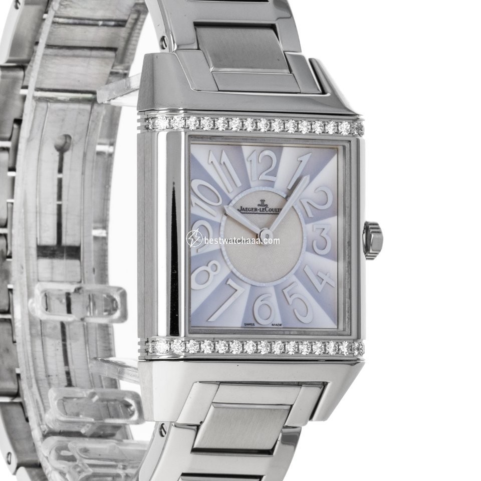IMG_9085 Jaeger-LeCoultre Reverso Squadra Lady Womens watch Quartz Steel 234.8.47 Replica 2