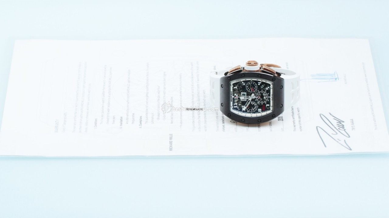 IMG_9085 Richard Mille RM 011 Mens watch Unisex Automatic Ceramic RM011 AO RG-TZP-Z Replica 2
