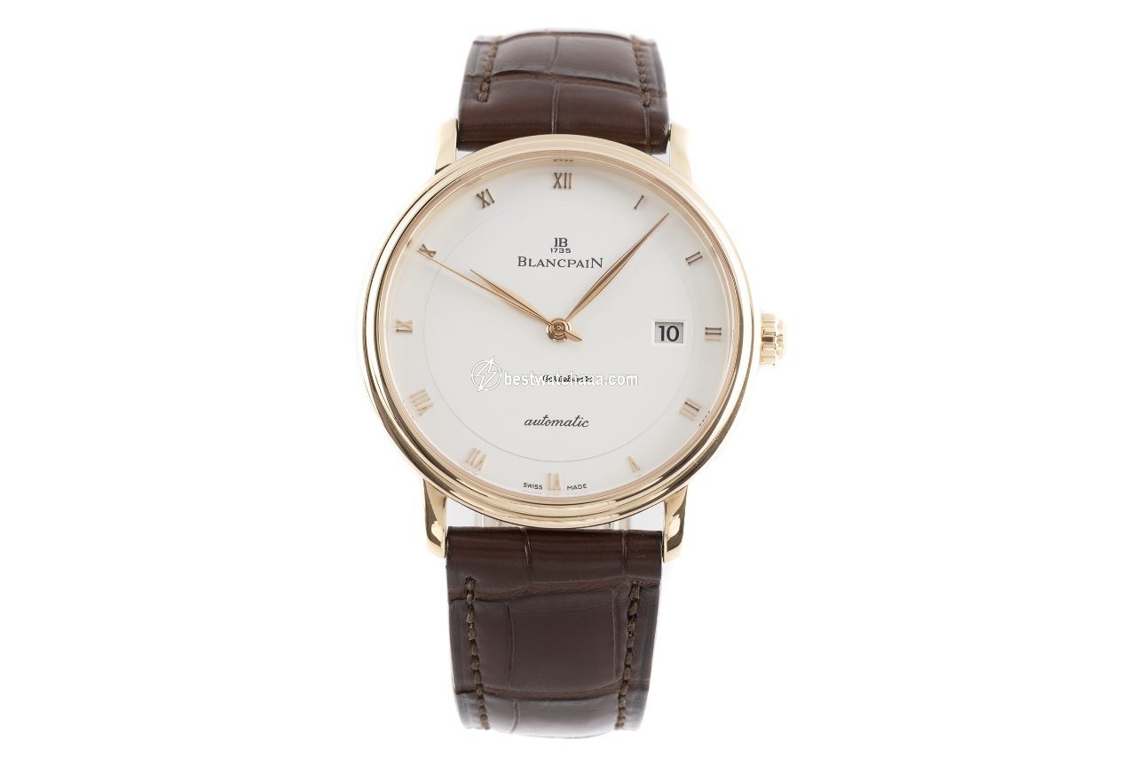 IMG_9085 Blancpain Villeret Ultra-Slim Mens watch Unisex Automatic Red gold 6223-3642-55A Replica 2