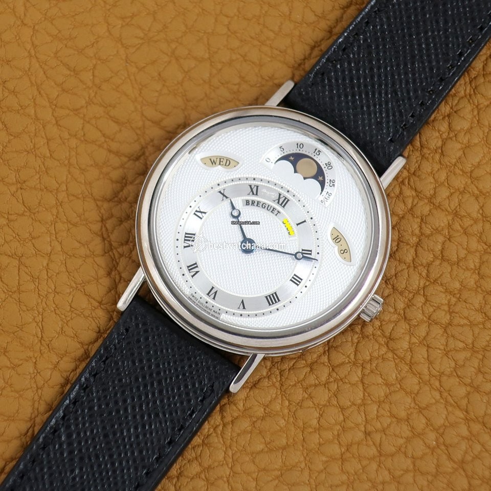IMG_9085 Breguet Classique Mens watch Unisex Automatic White gold 3330BB 1E 986 Replica 2