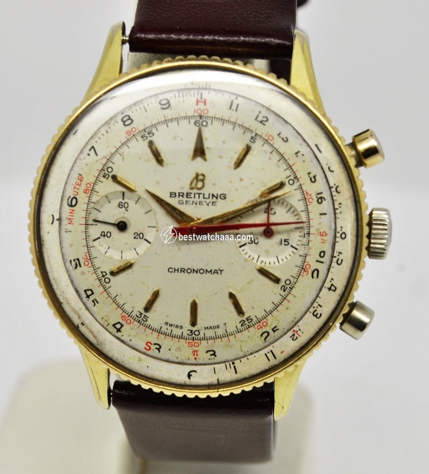 IMG_9085 Breitling Chronomat Mens watch Unisex Manual winding Gold Steel 808 Replica 2