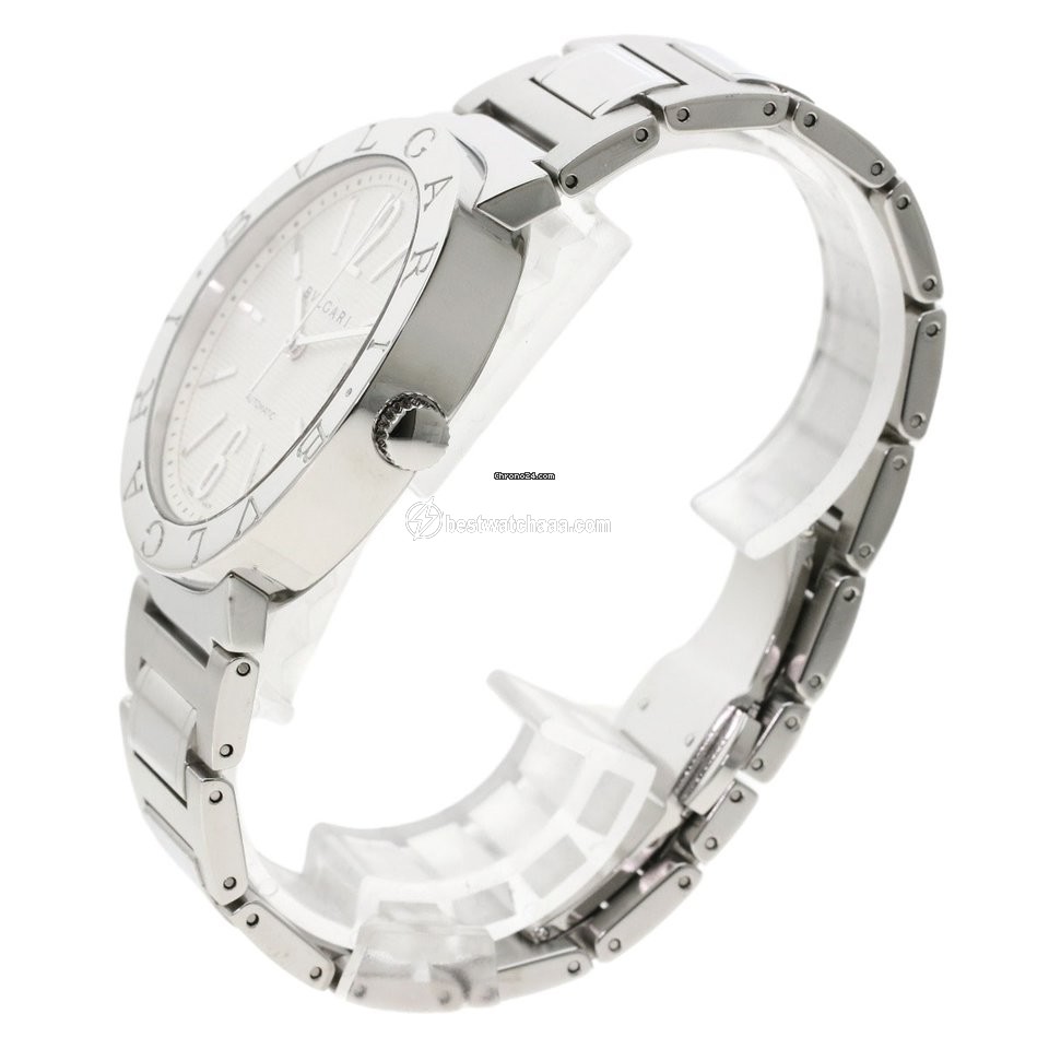 IMG_9085 Bulgari Bulgari Mens watch Unisex Automatic Steel BB42WSSD N Replica 2