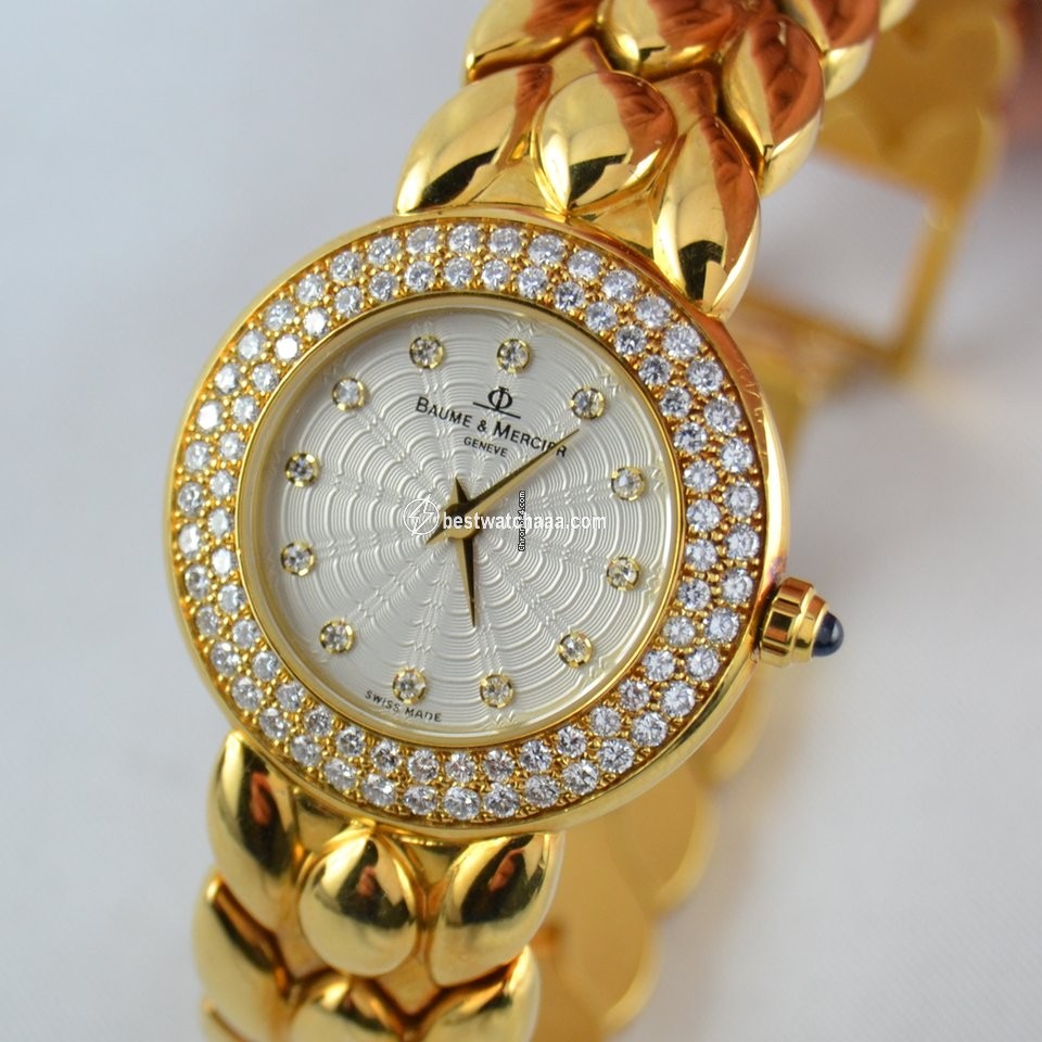 IMG_9085 Baume & Mercier Womens watch Quartz Yellow gold MV035053 Replica 2