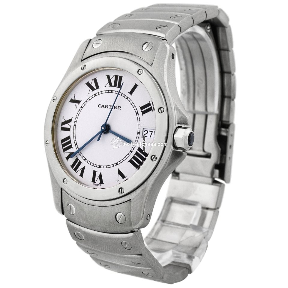 IMG_9085 Cartier Santos Mens watch Unisex Automatic Steel W20026K1 Replica 2