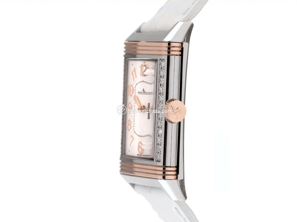 IMG_9085 Jaeger-LeCoultre Grande Reverso Lady Ultra Thin Mens watch Unisex Manual winding Gold Steel Q3224420 Replica 2