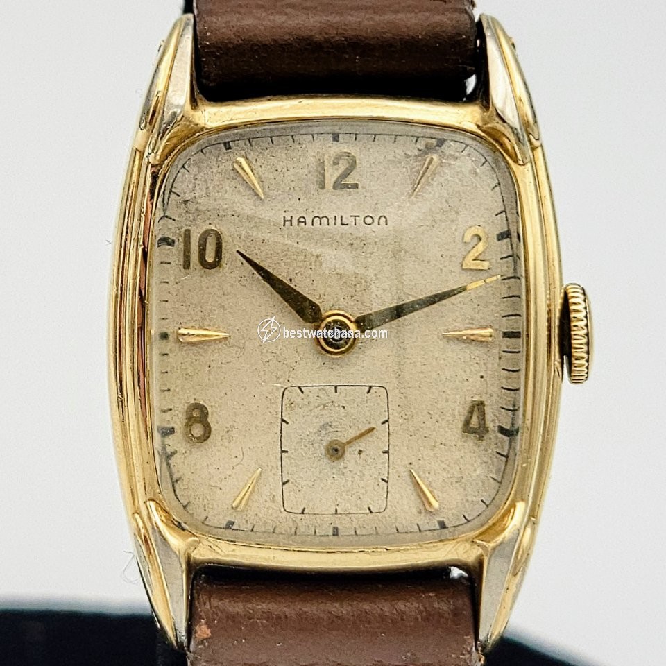 IMG_9085 Hamilton Mens watch Unisex Manual winding Gold Steel Hamilton Grade 747 Replica 2