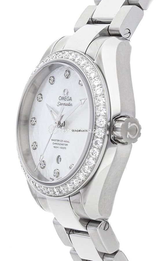 IMG_9085 Omega Seamaster Aqua Terra Womens watch Automatic Steel 23115342055002 Replica 2
