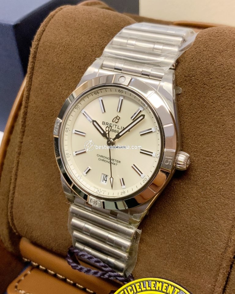 IMG_9085 Breitling Chronomat Womens watch Automatic Steel A10380101A2A1 Replica 2