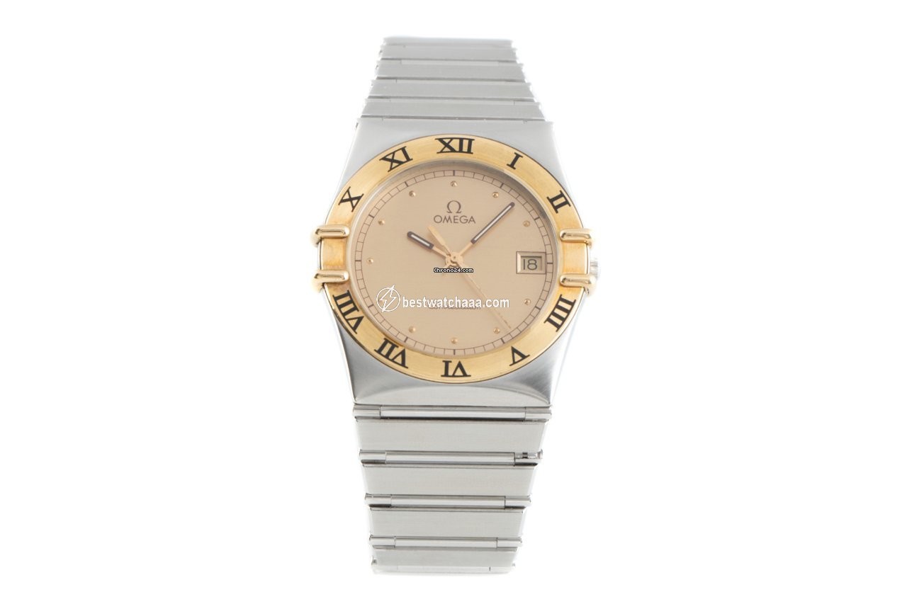 IMG_9085 Omega Constellation Day-Date Mens watch Unisex Quartz Gold Steel 396.1070 Replica 2