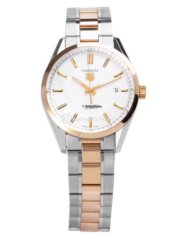 IMG_9085 TAG Heuer Carrera Calibre 5 Mens watch Unisex Automatic Gold Steel WV215A.B00788 Replica 2