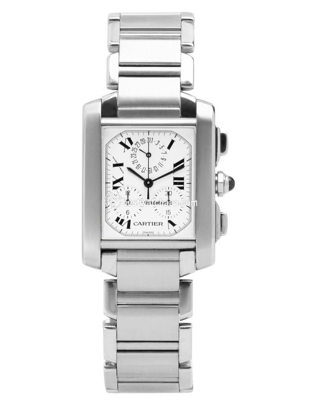 IMG_9085 Cartier Tank Francaise Mens watch Unisex Quartz Steel W51001Q3 2303 Replica 2