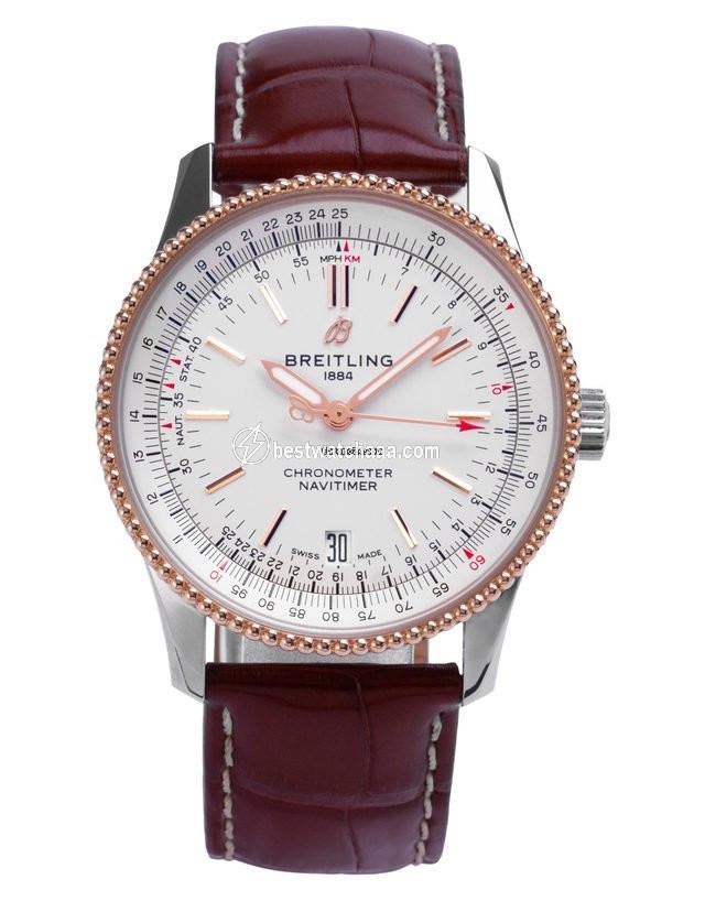 IMG_9085 Breitling Navitimer Mens watch Unisex Automatic Gold Steel U17325211G1P2 Replica 2