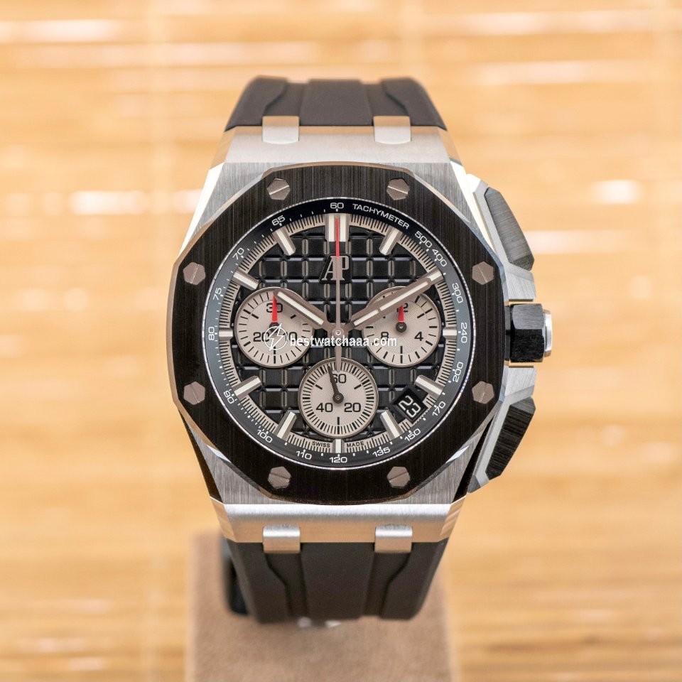 IMG_9085 Audemars Piguet Royal Oak Offshore Chronograph Mens watch Unisex Automatic Steel 26420SO.OO.A002CA.01 Replica 2
