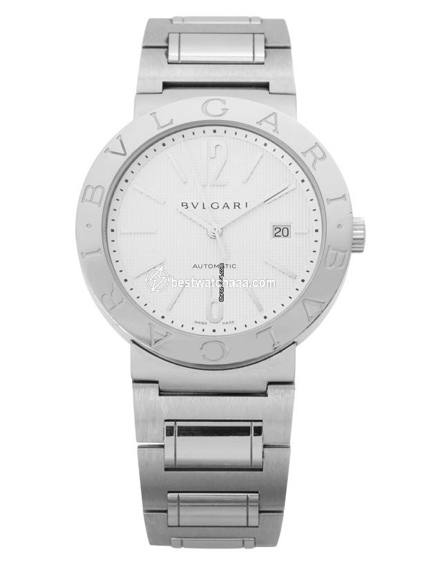 IMG_9085 Bulgari Bulgari Mens watch Unisex Automatic Steel 101381 BB 42 SS AUTO Replica 2