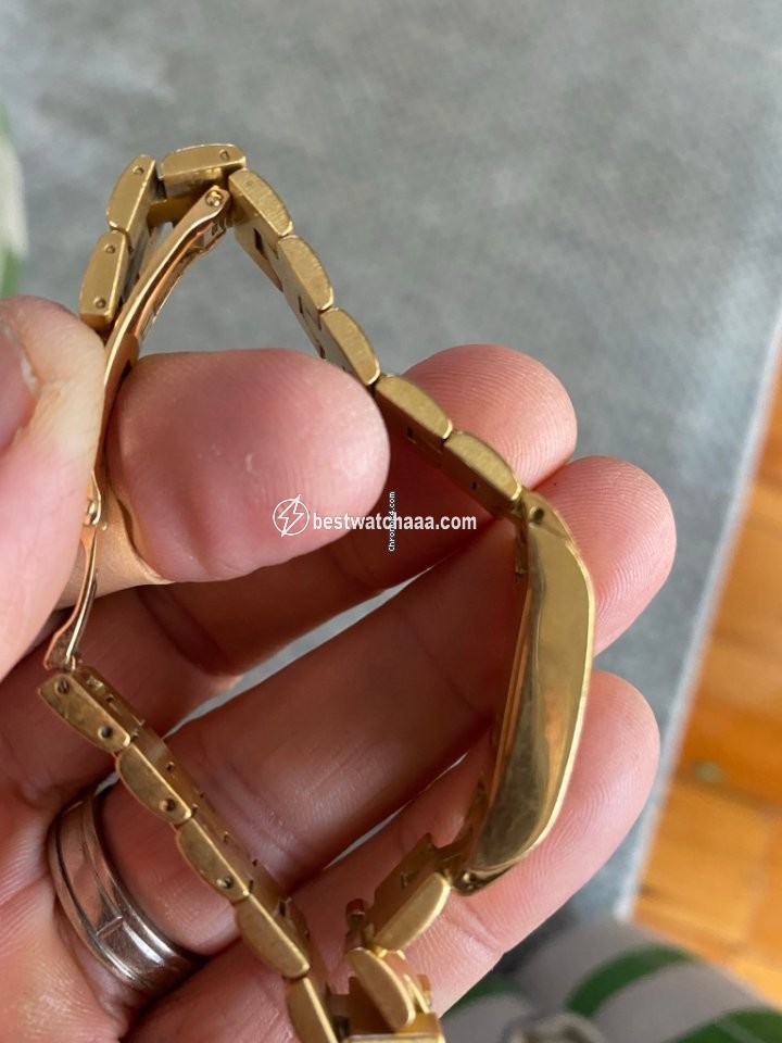 IMG_9085 Baume & Mercier Hampton Womens watch Quartz Yellow gold M0A08394 serial number 3671863 Replica 2