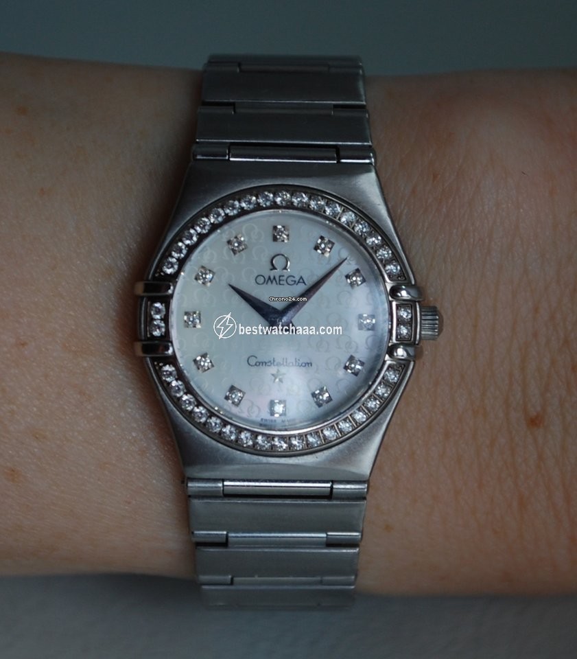 IMG_9085 Omega Constellation Womens watch Quartz Steel 14587500 Replica 2