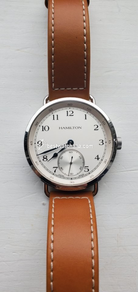 IMG_9085 Hamilton Khaki Navy Pioneer Mens watch Unisex Manual winding Steel H787190 Replica 2
