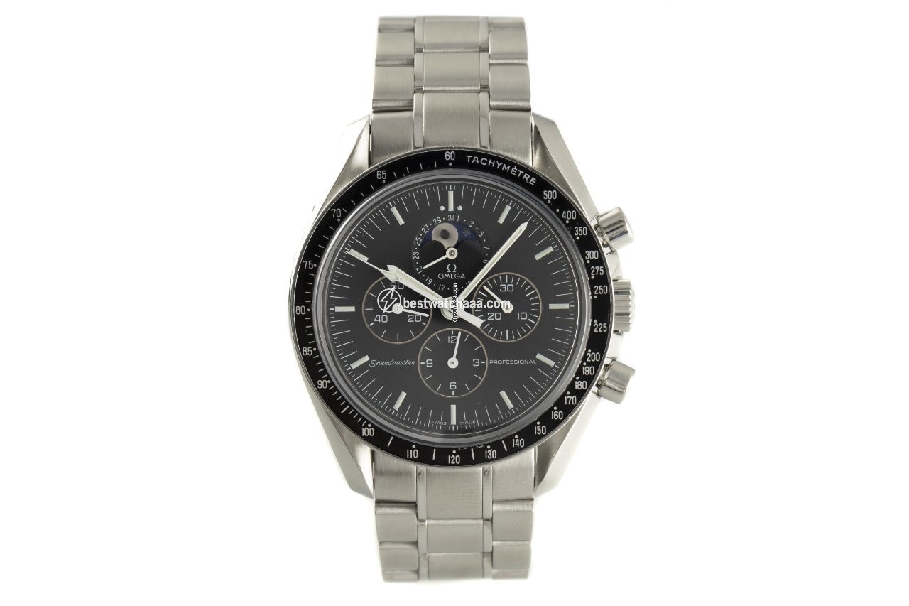 IMG_9085 Omega Speedmaster Professional Moonwatch Moonphase Mens watch Unisex Manual winding Steel 3576.50.00 Replica 2