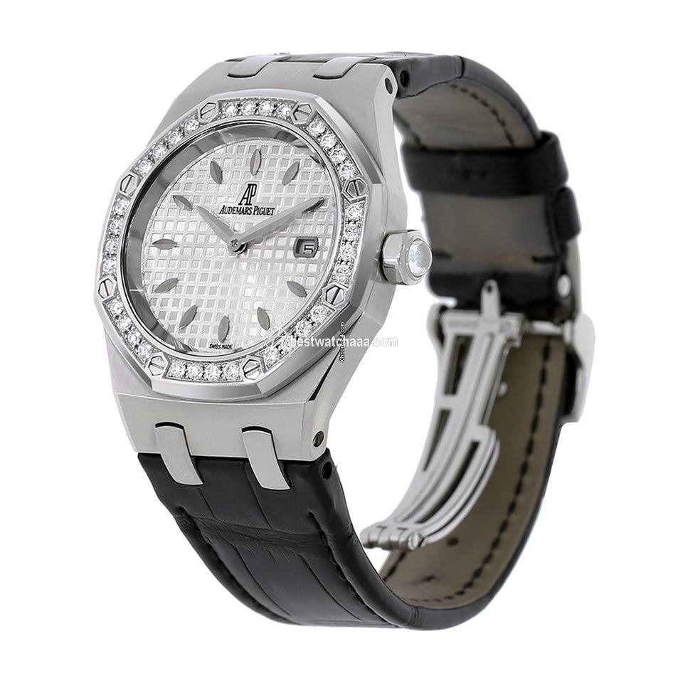 IMG_9085 Audemars Piguet Royal Oak Lady Womens watch Quartz Steel 67651ST.ZZ.D002CR.01 Replica 2
