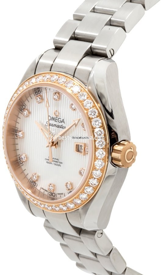 IMG_9085 Omega Seamaster Aqua Terra Womens watch Automatic Steel 23125342055003 Replica 2