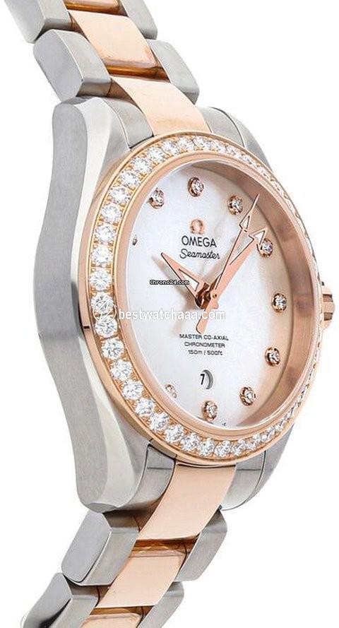 IMG_9085 Omega Seamaster Aqua Terra Womens watch Automatic Steel 23125342055005 Replica 2