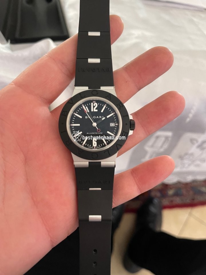 IMG_9085 Bulgari Bulgari Mens watch Unisex Automatic Aluminum 103382 Replica 2