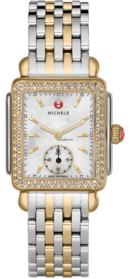 IMG_9085 Michele Deco Womens watch Quartz Gold Steel mw06v01c5025 Replica 2