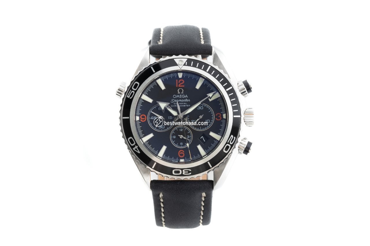 IMG_9085 Omega Seamaster Planet Ocean Chronograph Mens watch Unisex Automatic Steel 2910.51.82 Replica 2