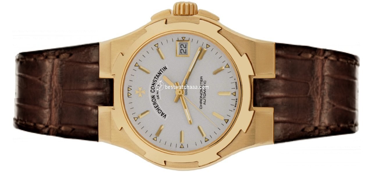 IMG_9085 Vacheron Constantin Overseas Mens watch Unisex Automatic Yellow gold 42042 000J Replica 2