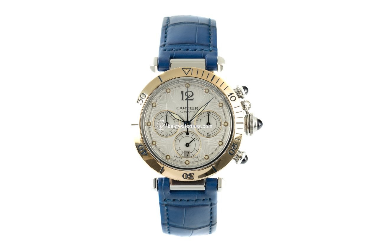 IMG_9085 Cartier Pasha Mens watch Unisex Automatic Gold Steel 2113 Replica 2