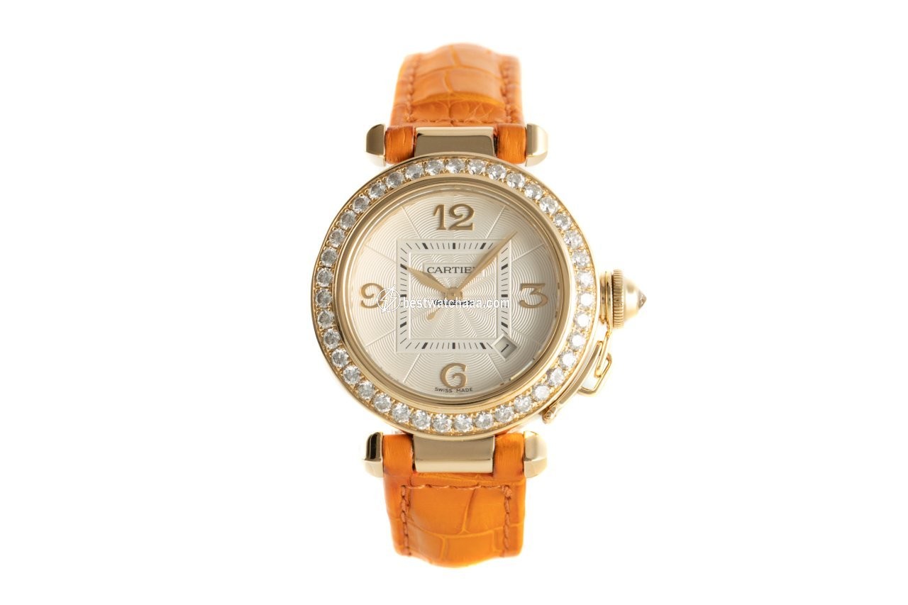 IMG_9085 Cartier Pasha Womens watch Automatic Yellow gold 2519 Replica 2