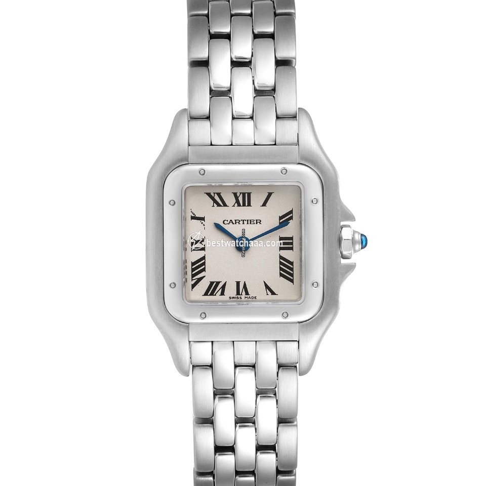 IMG_9085 Cartier Panthere Womens watch Quartz Steel W25033P5 Replica 2