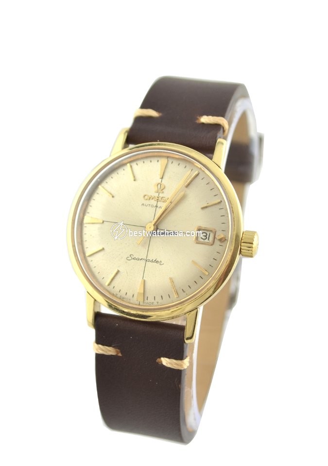 IMG_9085 Omega Seamaster Automatic Yellow gold 144770 Replica 2