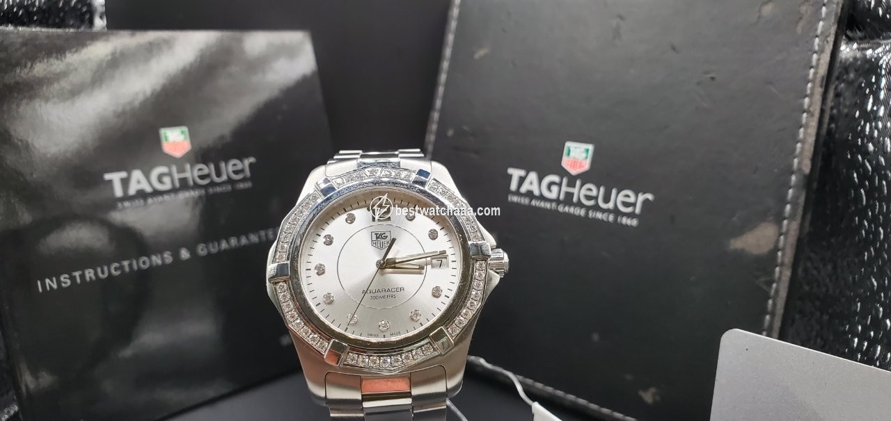 IMG_9085 TAG Heuer Aquaracer 300M Mens watch Unisex Quartz Steel WAF1118.BA0810 Replica 2
