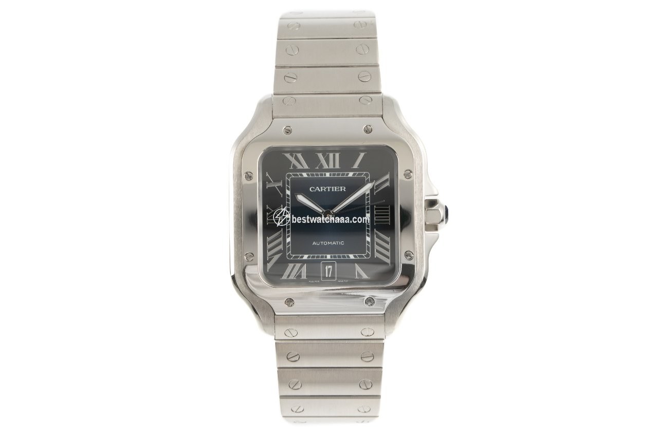 IMG_9085 Cartier Santos Mens watch Unisex Automatic Steel WSSA0030 Replica 2