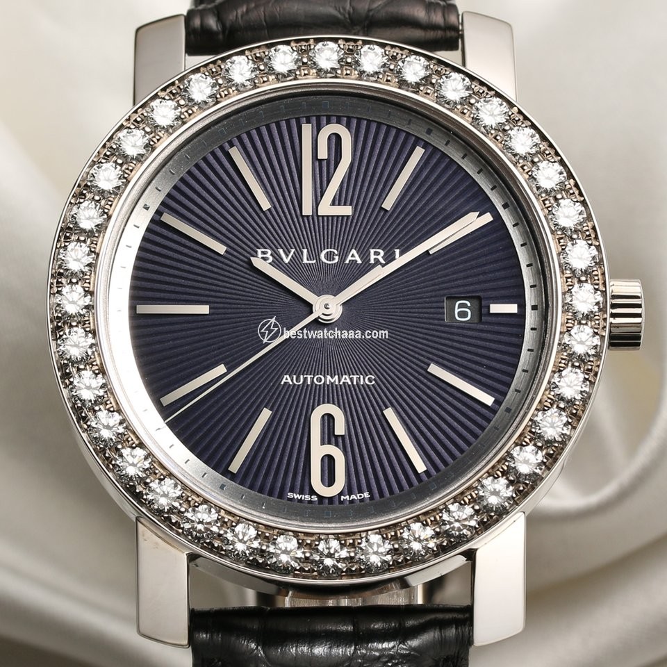 IMG_9085 Bulgari Bulgari Mens watch Unisex Automatic White gold BB W 42 GL AUTO Replica 2
