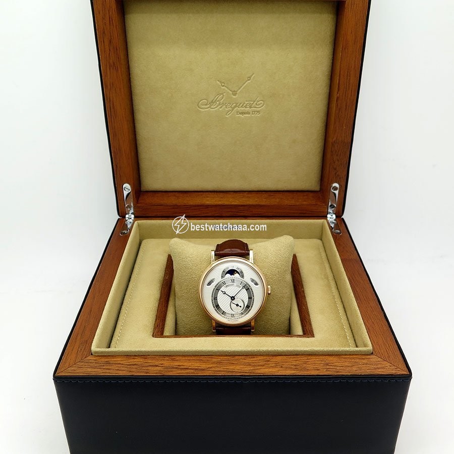 IMG_9085 Breguet Classique Mens watch Unisex Automatic Rose gold 7337BR 1E 9V6 Replica 2