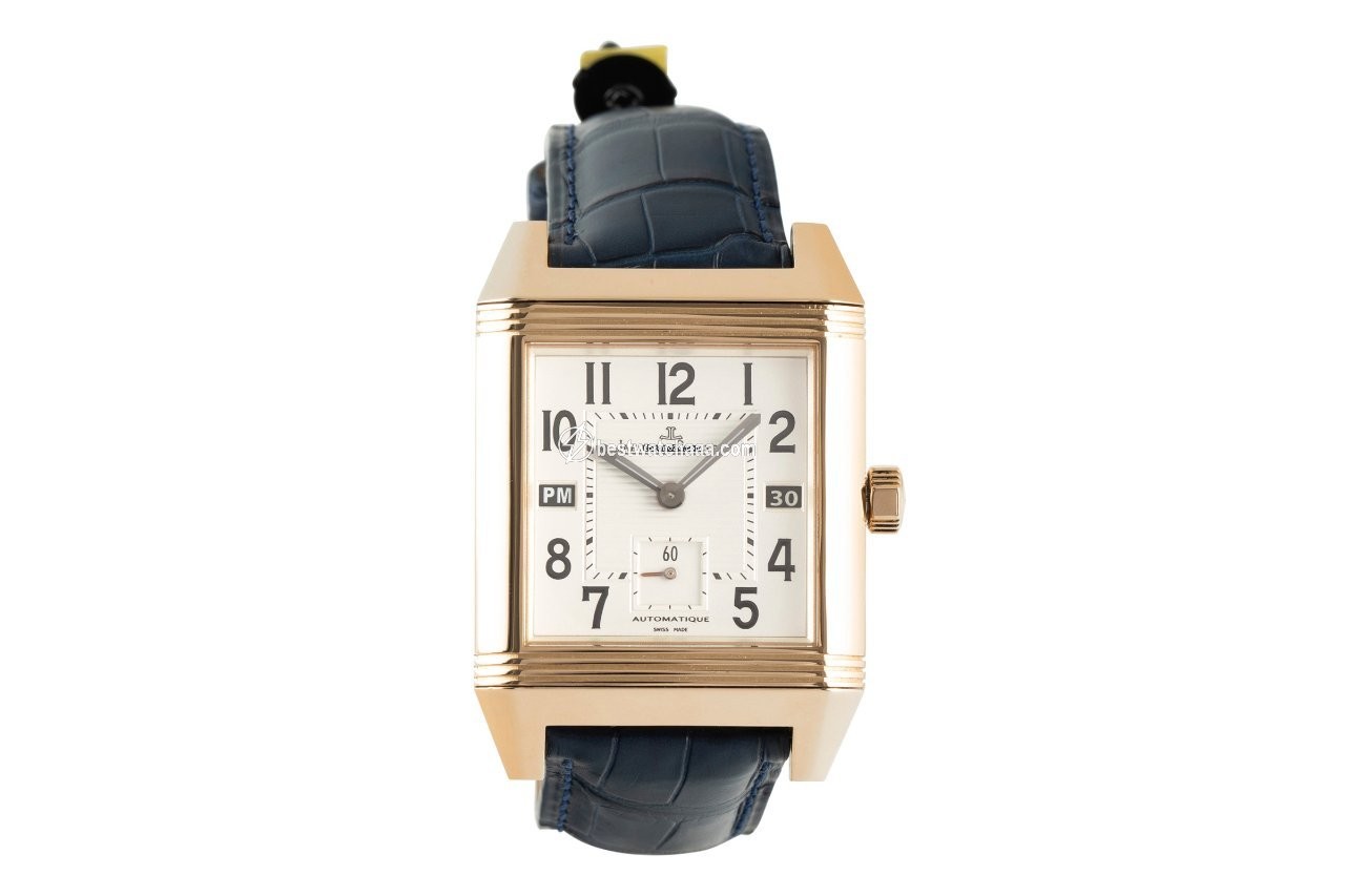 IMG_9085 Jaeger-LeCoultre Reverso Squadra Hometime Mens watch Unisex Automatic Red gold 230.2.77 Replica 2
