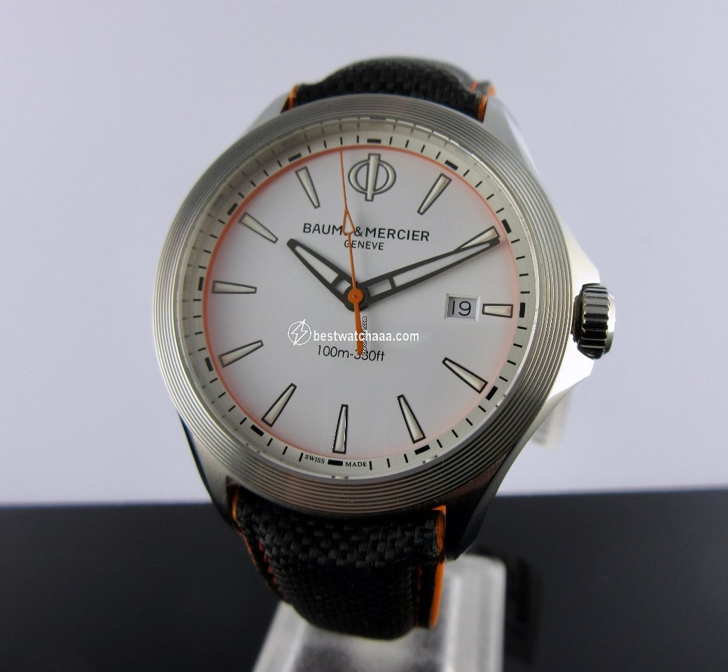 IMG_9085 Baume & Mercier Clifton Mens watch Unisex Quartz Steel MOA10410 Replica 2