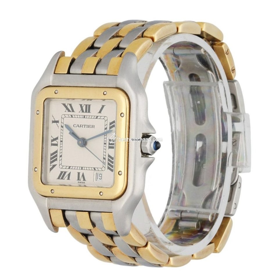 IMG_9085 Cartier Panthere Womens watch Quartz Steel 187949 Replica 2