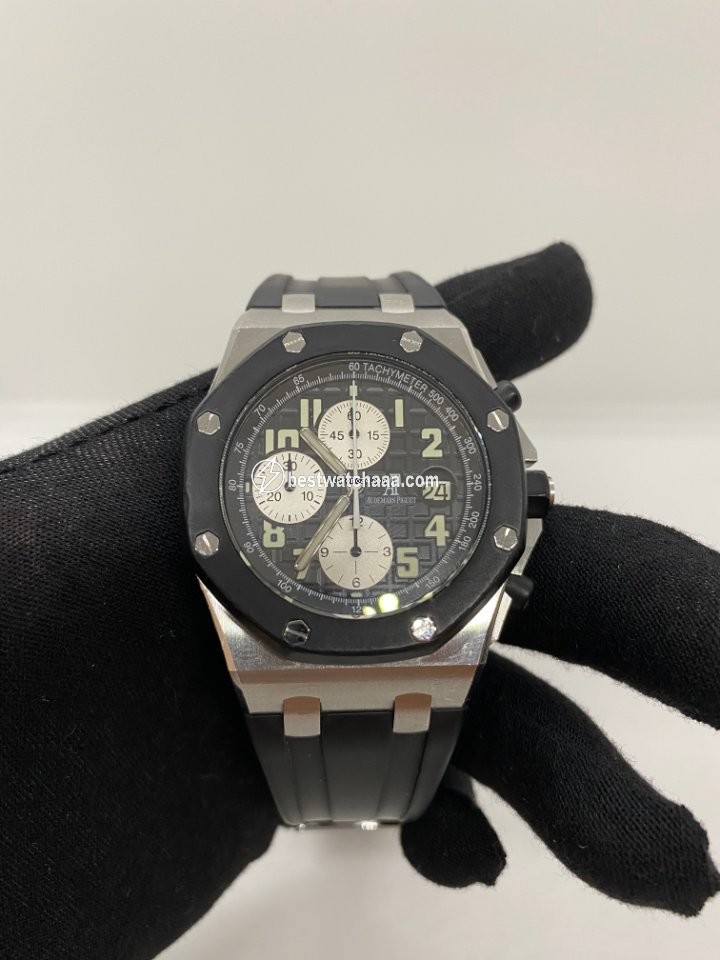 IMG_9085 Audemars Piguet Royal Oak Offshore Chronograph Mens watch Unisex Automatic Steel 25940SK.OO.D002CA.01.A Replica 2